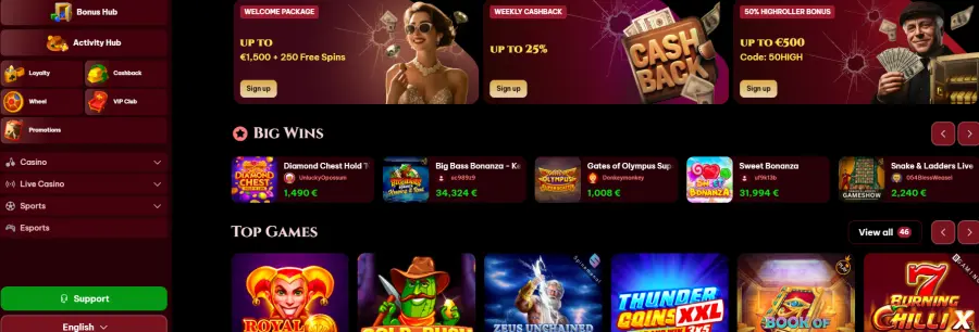 Spinogambino app download